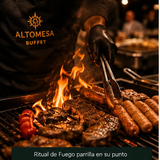 Parrilla en vivo — Ritual de Fuego