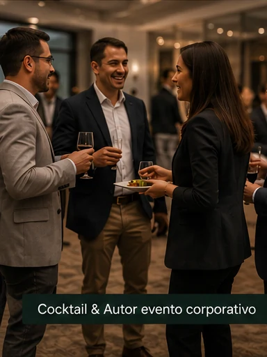 Networking en evento corporativo Lima